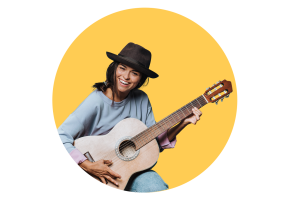 Woman Playing Guitar | Musician